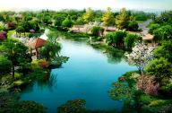 城市園林建設(shè)重在將園林建設(shè)和生態(tài)理論相結(jié)合，提高生態(tài)效益
